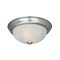 Designers Fountain 14in 2-Light Satin Platinum Ceiling Light Flush Mount 1257M-SP-AL - alternate 1